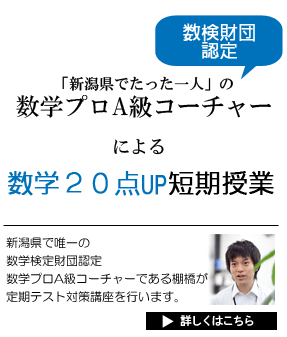 数学プロコーチャーによる20点アップ短期授業イメージ